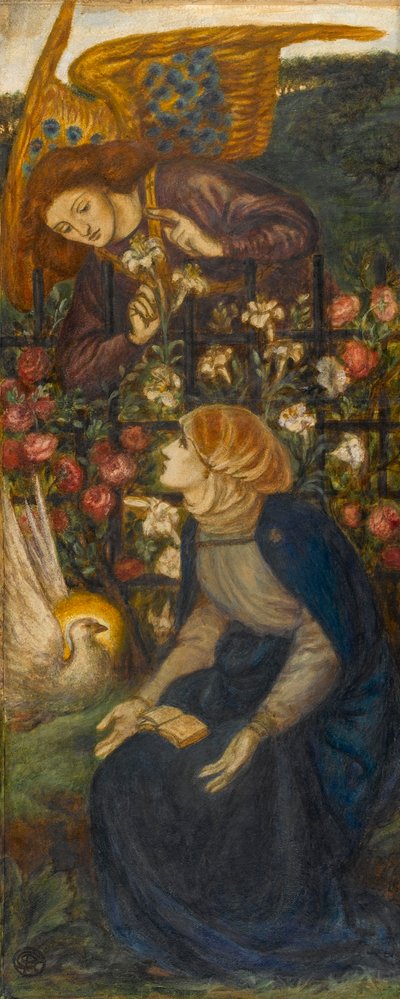 La Anunciación, 1861 de Dante Gabriel Charles Rossetti